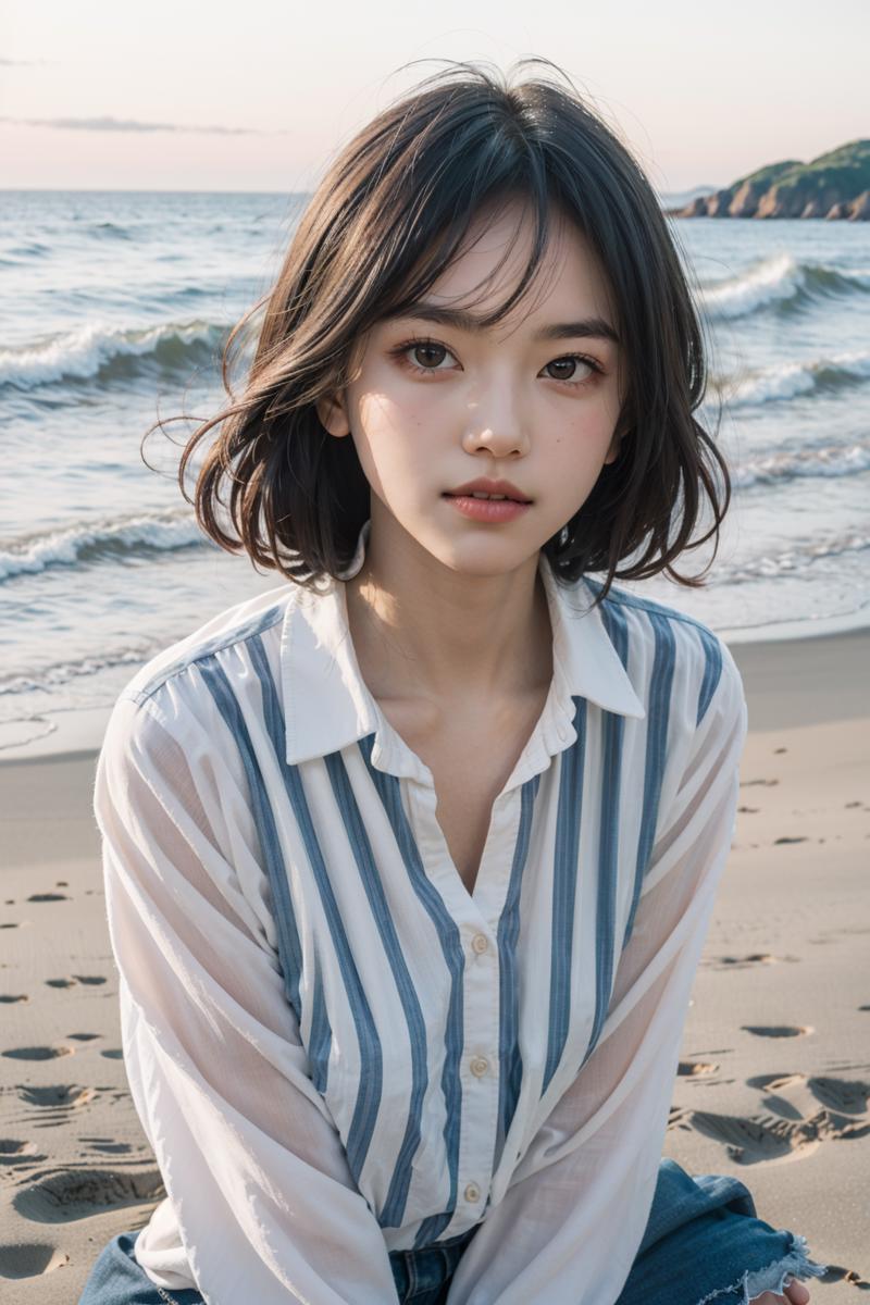 19885-2508669986-Coastal beauty, girl in a charming nautical outfit, striped shirt, (bright eyes, sun-kissed skin, carefree expression), sandy be.png